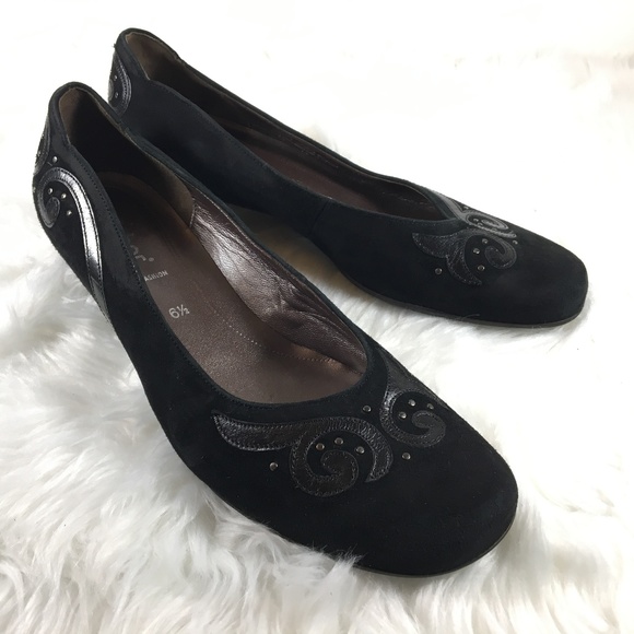 gabor black heels